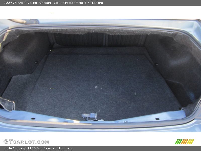 Golden Pewter Metallic / Titanium 2009 Chevrolet Malibu LS Sedan