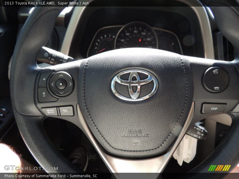 Super White / Ash 2013 Toyota RAV4 XLE AWD