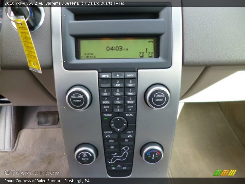 Barrents Blue Metallic / Dalaro Quartz T-Tec 2010 Volvo V50 2.4i