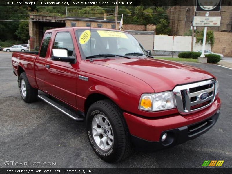 Redfire Metallic / Medium Dark Flint 2011 Ford Ranger XLT SuperCab 4x4