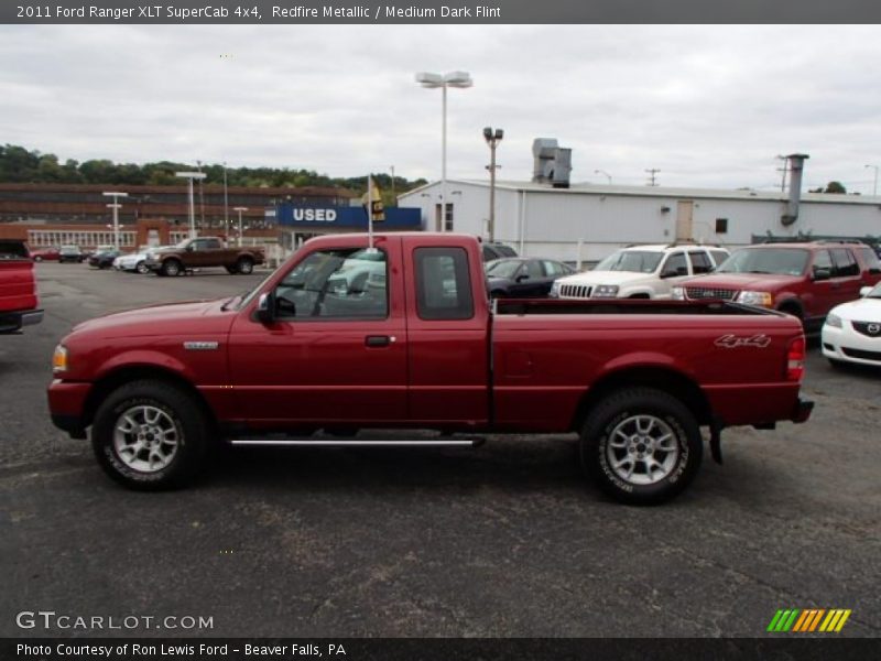 Redfire Metallic / Medium Dark Flint 2011 Ford Ranger XLT SuperCab 4x4