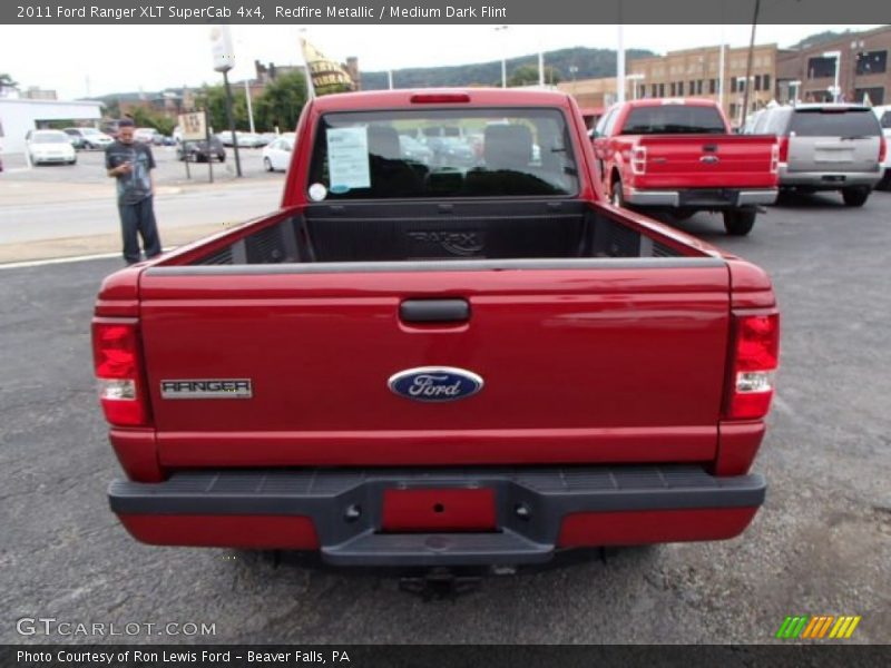 Redfire Metallic / Medium Dark Flint 2011 Ford Ranger XLT SuperCab 4x4