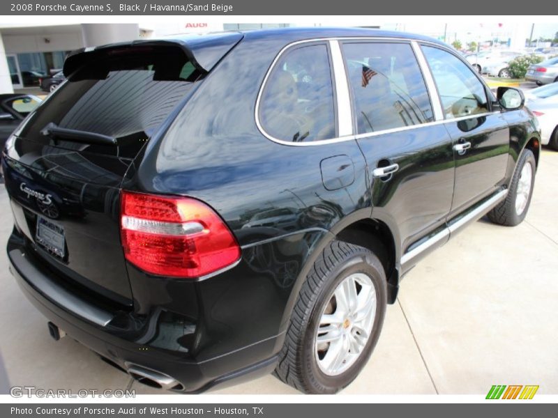 Black / Havanna/Sand Beige 2008 Porsche Cayenne S