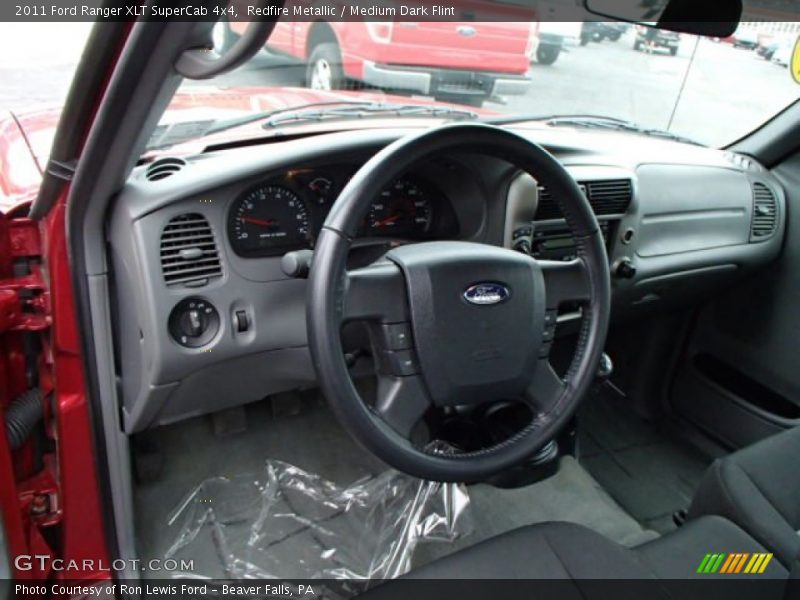 Redfire Metallic / Medium Dark Flint 2011 Ford Ranger XLT SuperCab 4x4