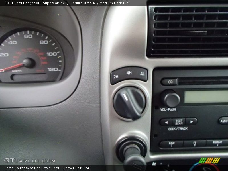 Redfire Metallic / Medium Dark Flint 2011 Ford Ranger XLT SuperCab 4x4
