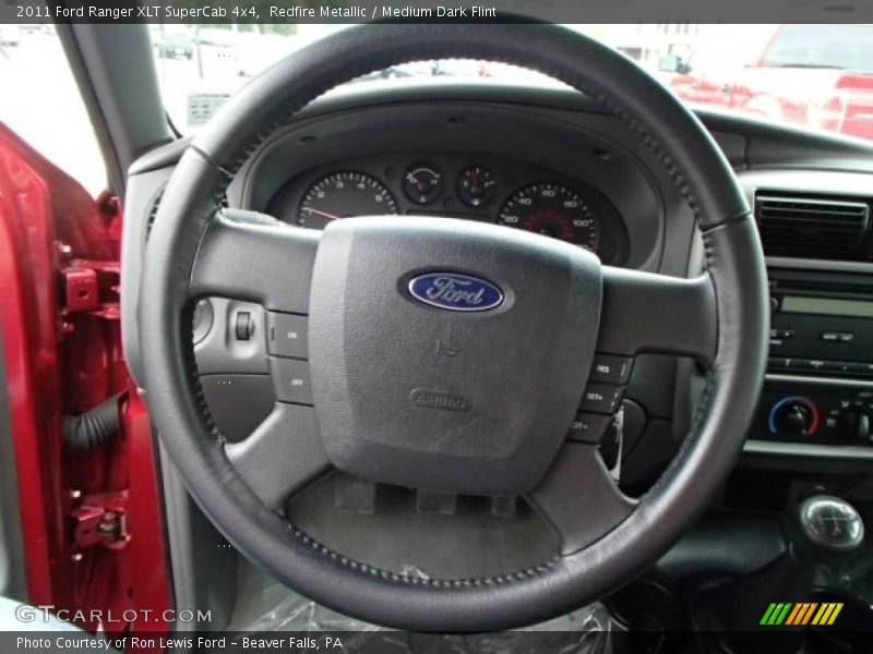 Redfire Metallic / Medium Dark Flint 2011 Ford Ranger XLT SuperCab 4x4