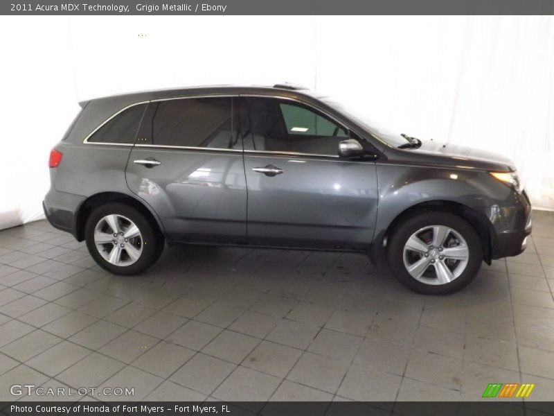 Grigio Metallic / Ebony 2011 Acura MDX Technology