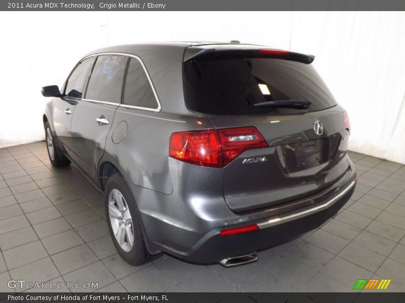 Grigio Metallic / Ebony 2011 Acura MDX Technology