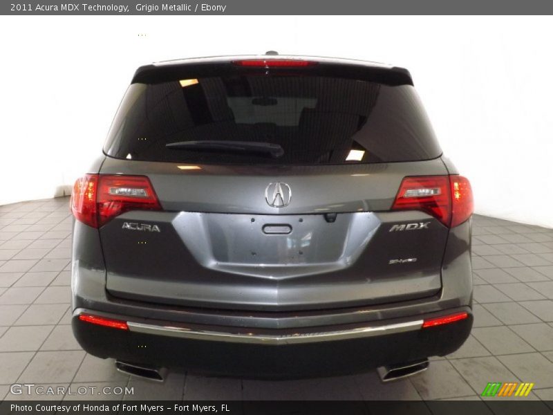Grigio Metallic / Ebony 2011 Acura MDX Technology
