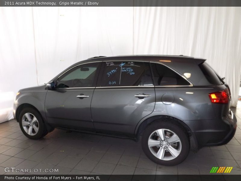 Grigio Metallic / Ebony 2011 Acura MDX Technology