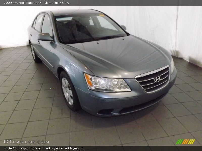 Slate Blue / Gray 2009 Hyundai Sonata GLS