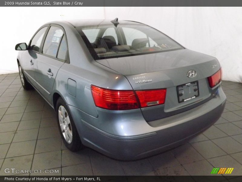 Slate Blue / Gray 2009 Hyundai Sonata GLS