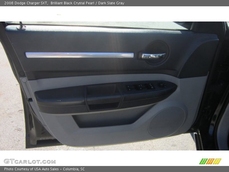 Brilliant Black Crystal Pearl / Dark Slate Gray 2008 Dodge Charger SXT