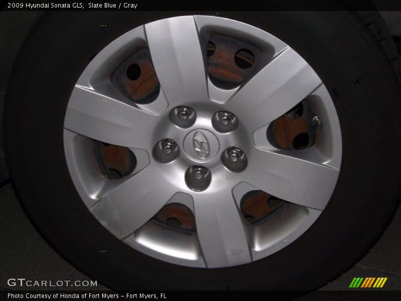 Slate Blue / Gray 2009 Hyundai Sonata GLS