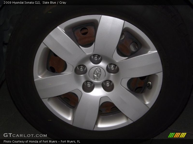 Slate Blue / Gray 2009 Hyundai Sonata GLS
