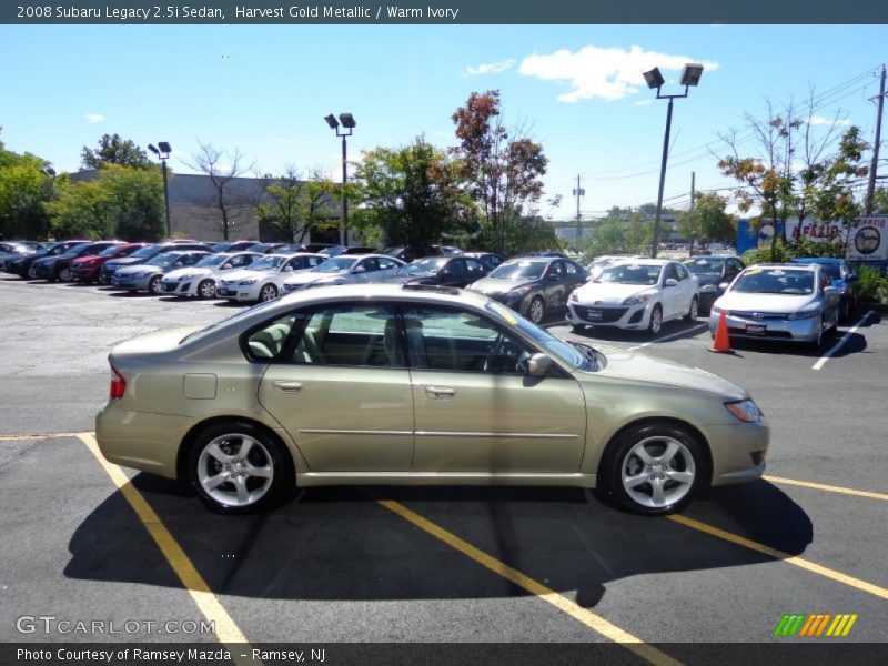 Harvest Gold Metallic / Warm Ivory 2008 Subaru Legacy 2.5i Sedan