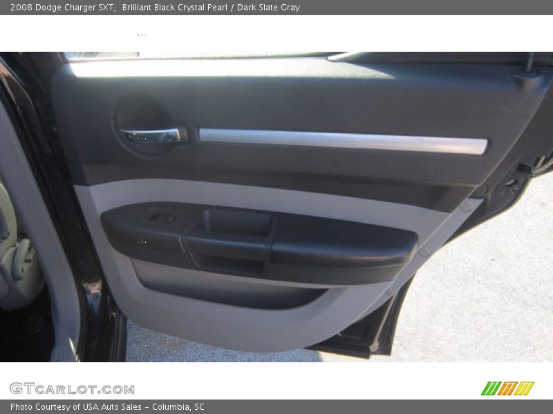 Brilliant Black Crystal Pearl / Dark Slate Gray 2008 Dodge Charger SXT