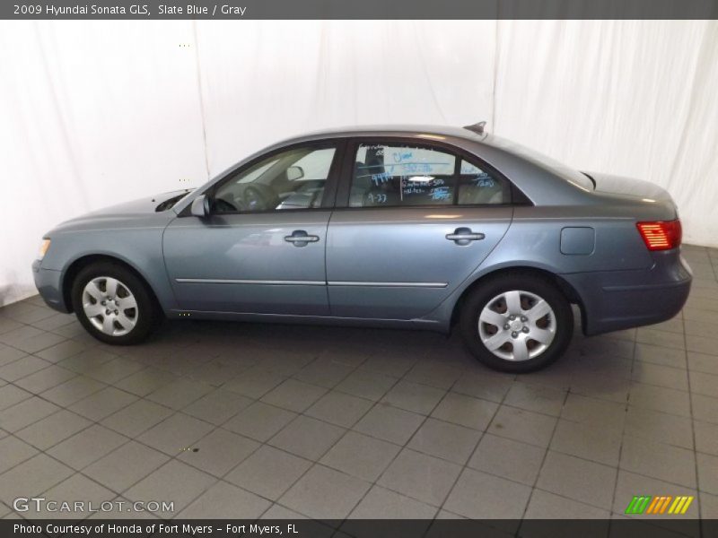 Slate Blue / Gray 2009 Hyundai Sonata GLS