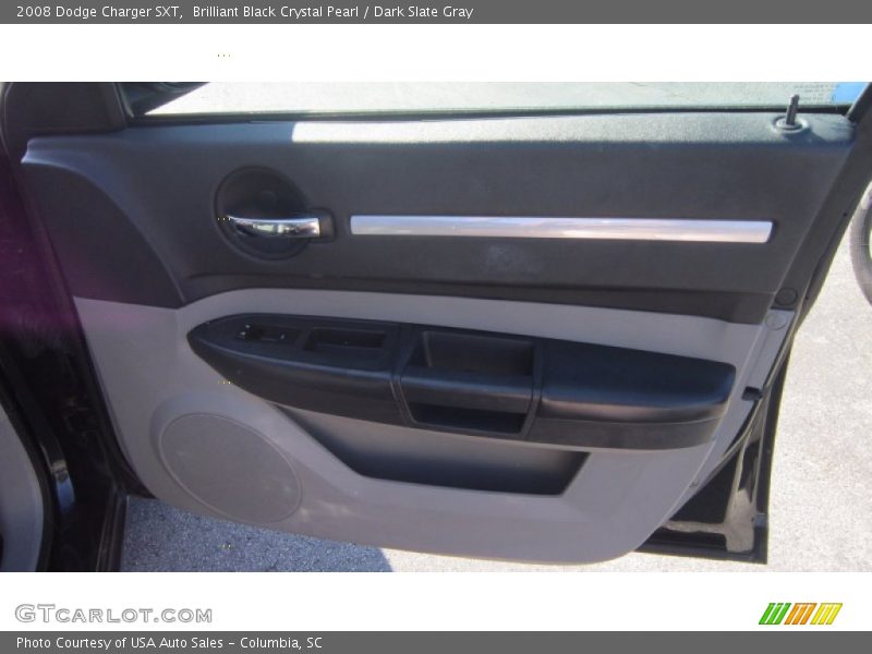 Brilliant Black Crystal Pearl / Dark Slate Gray 2008 Dodge Charger SXT
