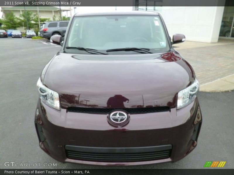 Sizzling Crimson Mica / Gray 2011 Scion xB