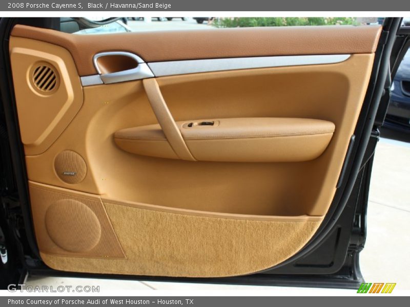 Black / Havanna/Sand Beige 2008 Porsche Cayenne S