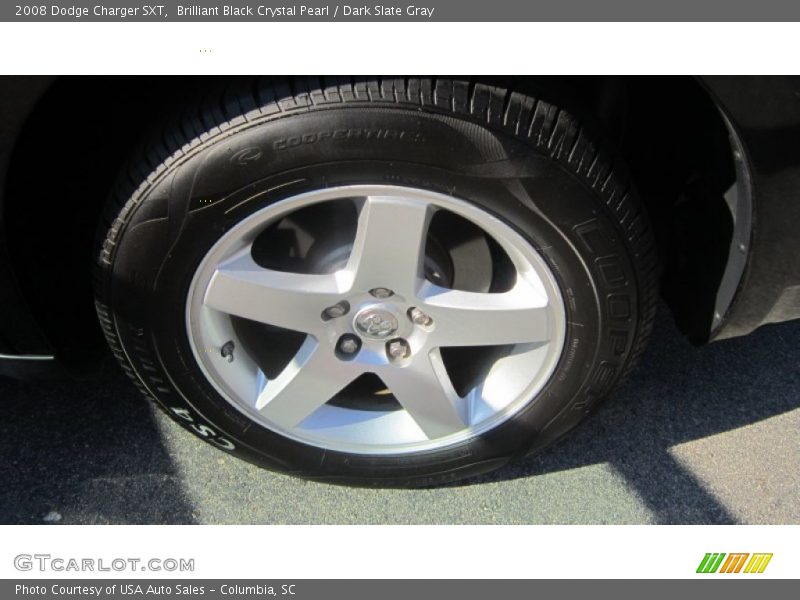 Brilliant Black Crystal Pearl / Dark Slate Gray 2008 Dodge Charger SXT