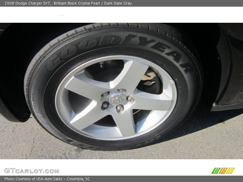 Brilliant Black Crystal Pearl / Dark Slate Gray 2008 Dodge Charger SXT