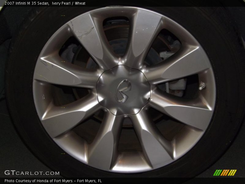 Ivory Pearl / Wheat 2007 Infiniti M 35 Sedan