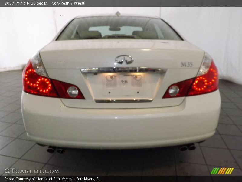 Ivory Pearl / Wheat 2007 Infiniti M 35 Sedan