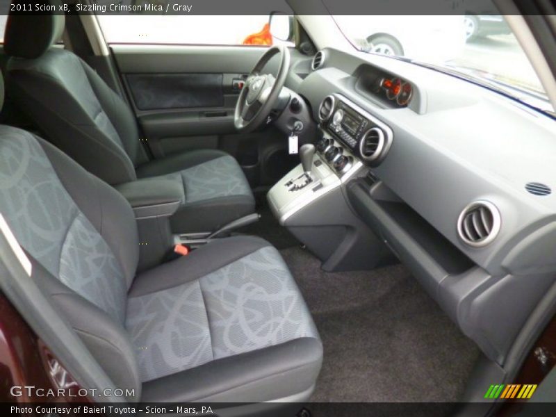 Sizzling Crimson Mica / Gray 2011 Scion xB