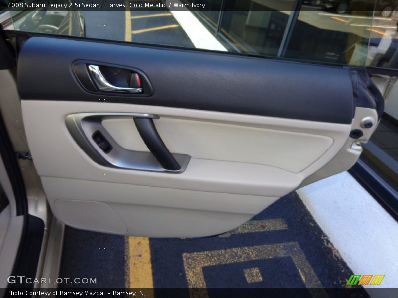 Harvest Gold Metallic / Warm Ivory 2008 Subaru Legacy 2.5i Sedan