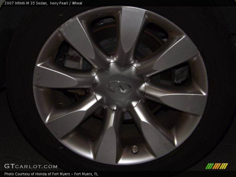 Ivory Pearl / Wheat 2007 Infiniti M 35 Sedan