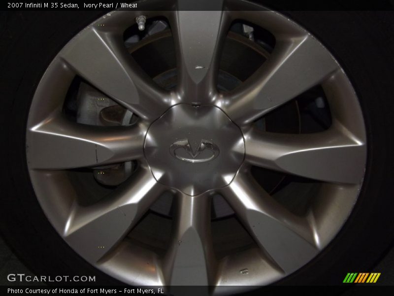 Ivory Pearl / Wheat 2007 Infiniti M 35 Sedan