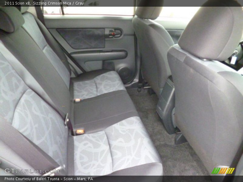 Sizzling Crimson Mica / Gray 2011 Scion xB