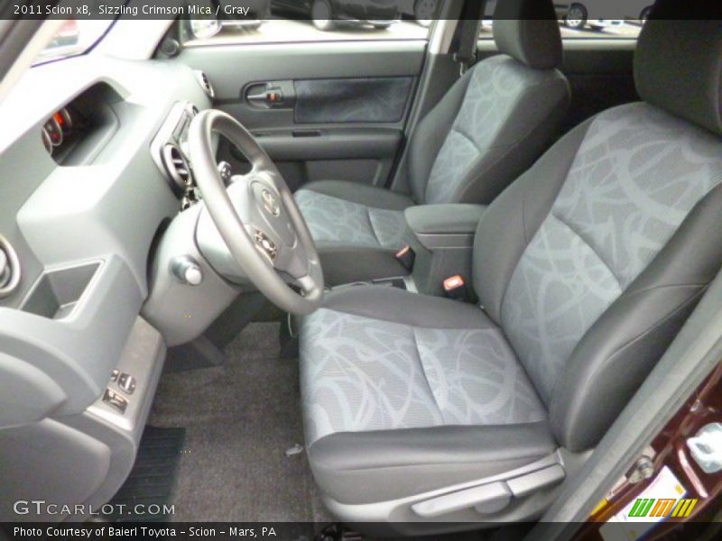 Sizzling Crimson Mica / Gray 2011 Scion xB