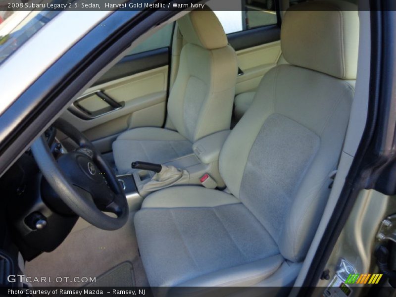 Harvest Gold Metallic / Warm Ivory 2008 Subaru Legacy 2.5i Sedan