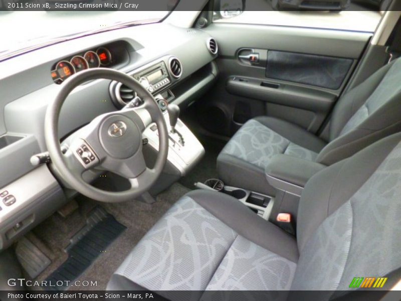 Sizzling Crimson Mica / Gray 2011 Scion xB