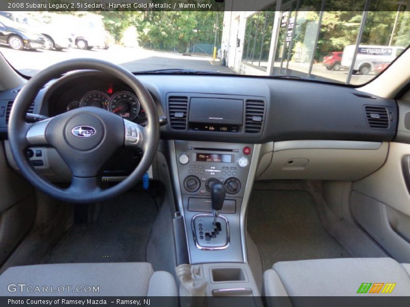 Harvest Gold Metallic / Warm Ivory 2008 Subaru Legacy 2.5i Sedan