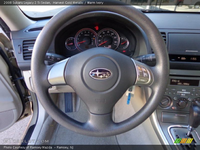 Harvest Gold Metallic / Warm Ivory 2008 Subaru Legacy 2.5i Sedan