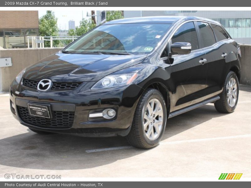 Brilliant Black / Sand 2009 Mazda CX-7 Grand Touring