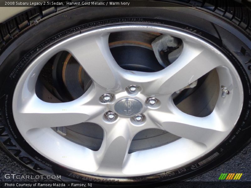 Harvest Gold Metallic / Warm Ivory 2008 Subaru Legacy 2.5i Sedan