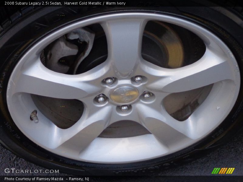 Harvest Gold Metallic / Warm Ivory 2008 Subaru Legacy 2.5i Sedan