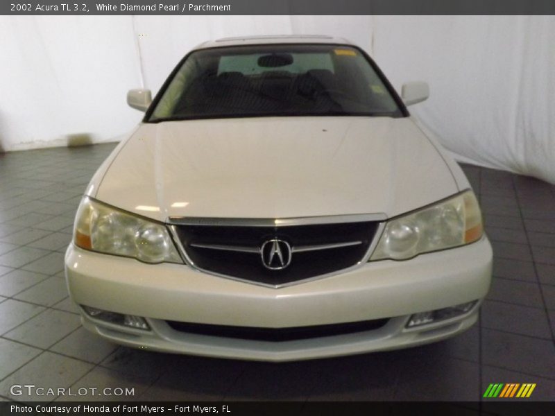 White Diamond Pearl / Parchment 2002 Acura TL 3.2