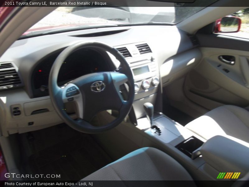 Barcelona Red Metallic / Bisque 2011 Toyota Camry LE