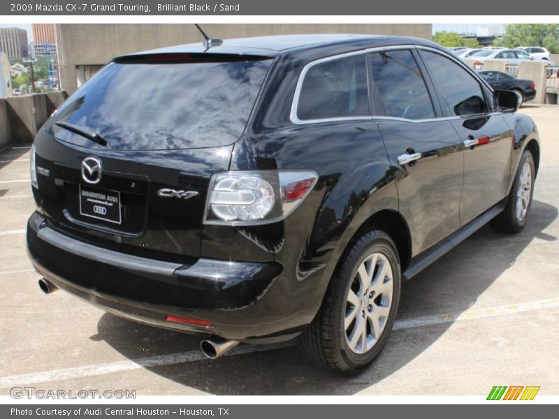 Brilliant Black / Sand 2009 Mazda CX-7 Grand Touring