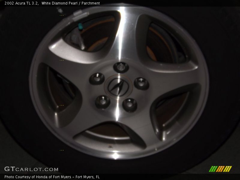White Diamond Pearl / Parchment 2002 Acura TL 3.2