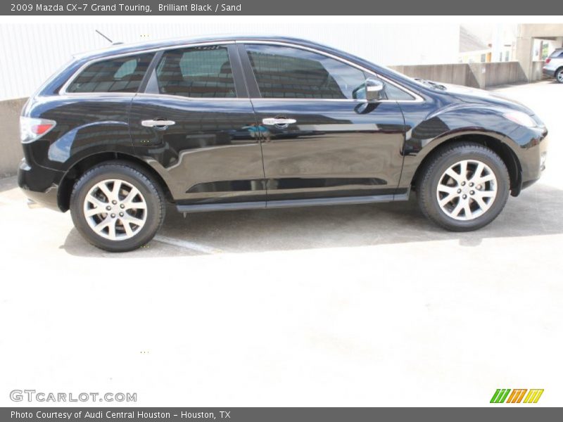 Brilliant Black / Sand 2009 Mazda CX-7 Grand Touring