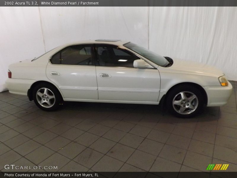 White Diamond Pearl / Parchment 2002 Acura TL 3.2