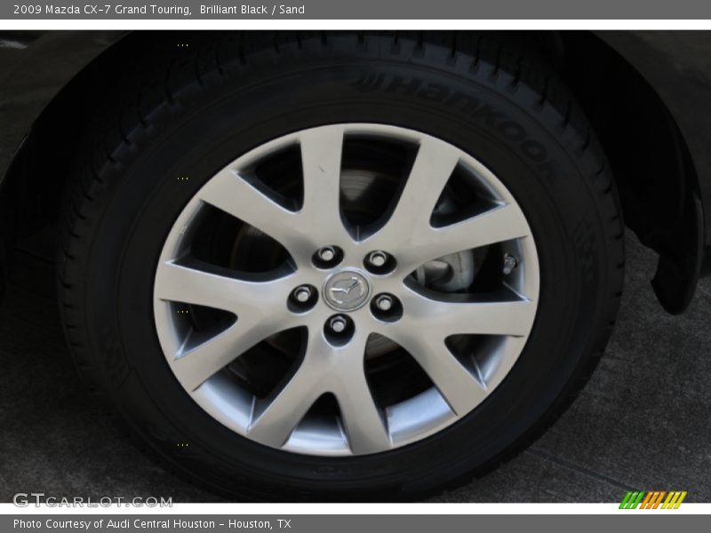 Brilliant Black / Sand 2009 Mazda CX-7 Grand Touring