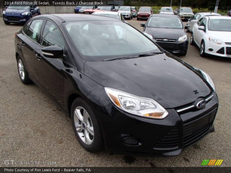 Tuxedo Black / Charcoal Black 2014 Ford Focus SE Sedan